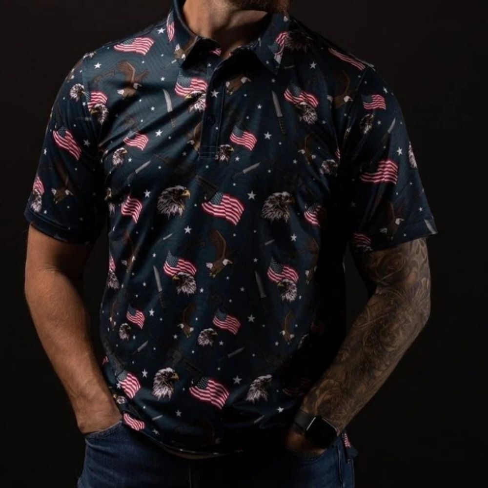 Grunt Style Tactical Eagle Polo Shirt – Men's 3XL – NWT - Picture 2 of 6